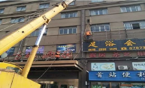 南召安装较高的门店招牌有什么好的方法？